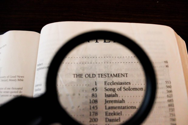 Old Testament List of Books