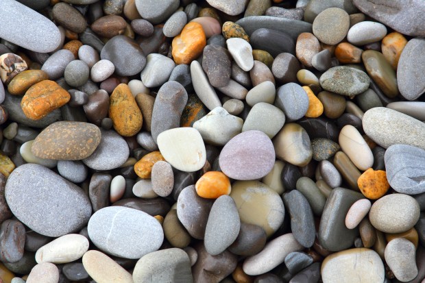 Sea stones background